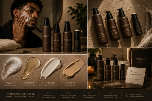 NUREY Complete Routine lifestyle collage